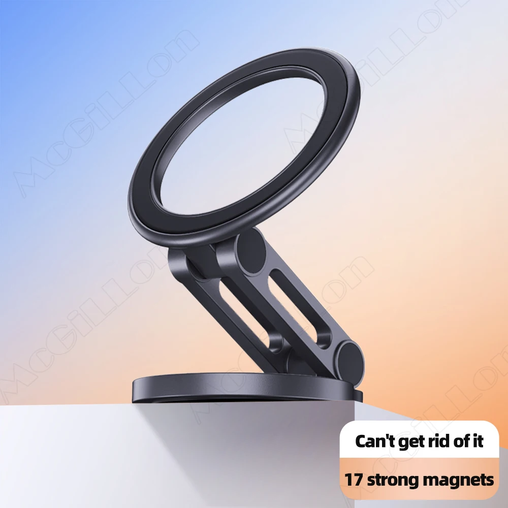Foldable Magnetic Car Phone Holder Mount Universal Strong Phone Mount For Car For iPhone 15 14 13 Pro Max Samsung Huawei Xiaomi