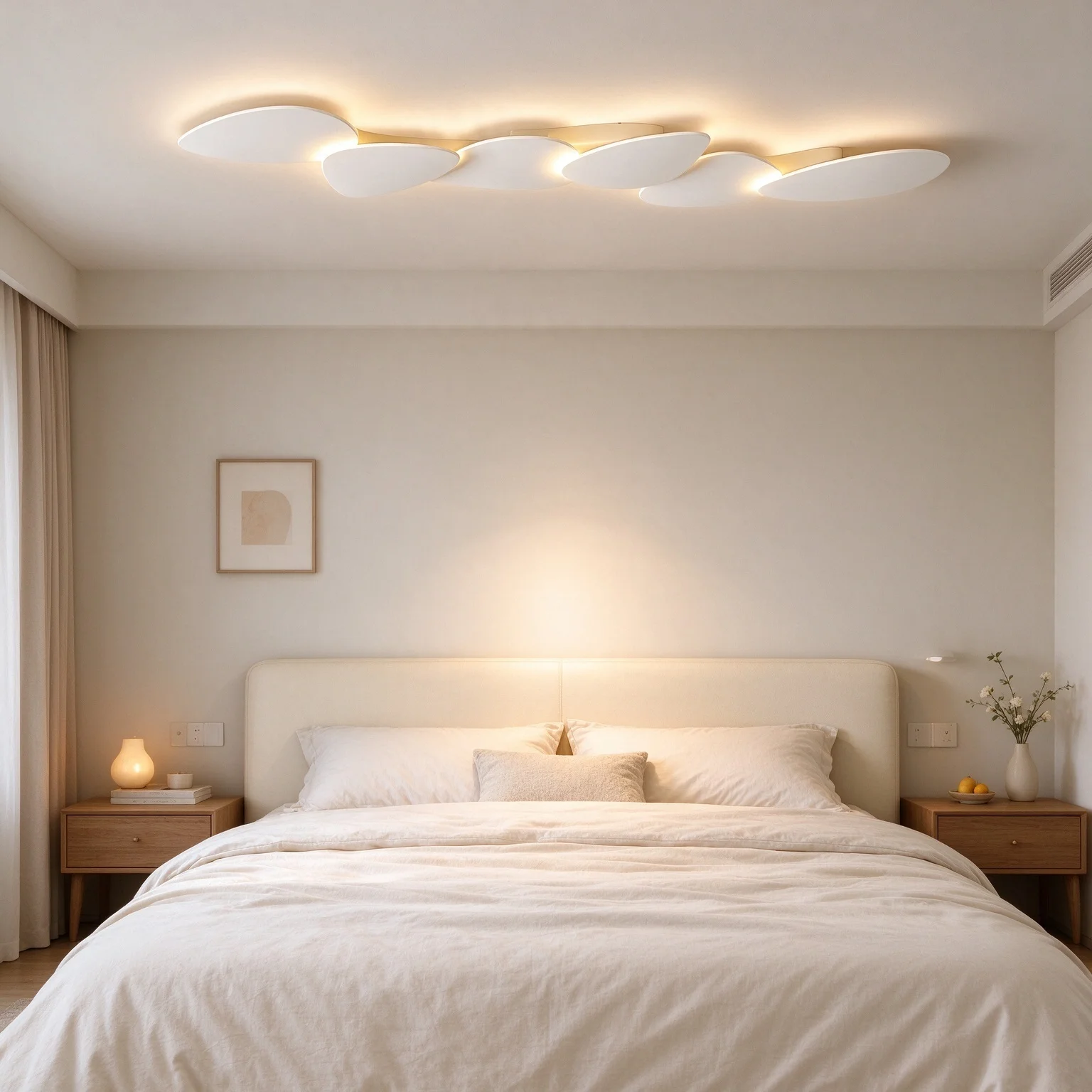 Dining Room Led Ceiling Lamps Aisle Led Illumination Bedroom Indoor Lighting Modern Long Pebbles Home Decoration Light Fixture