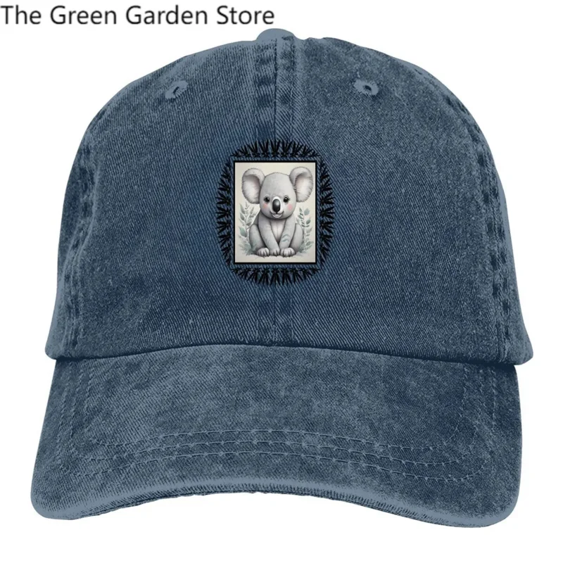 Australian Koala Multicolor Hat Peaked Men's Cap Cute Baby Personalized Visor Protection Hats