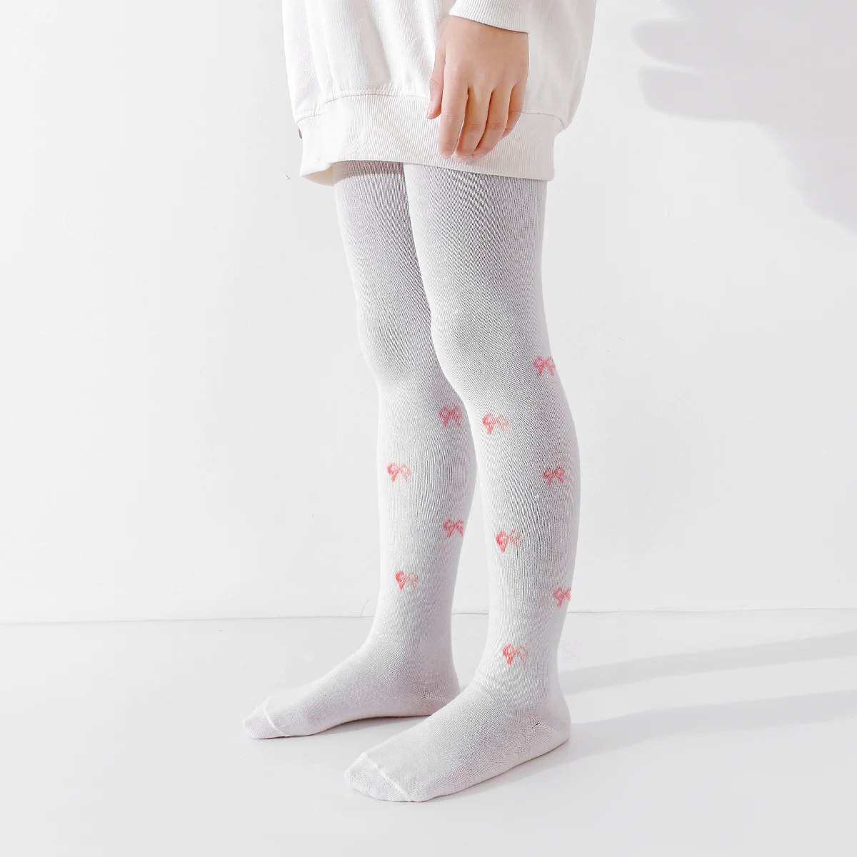 4 Stück Kinder-Frühlings- und Herbststrumpfhosen, Mädchen-Skinny-Leggings. Ideal für den täglichen Gebrauch von Kindern, weich und bequem mit moderatem Tragekomfort. – Detail 3