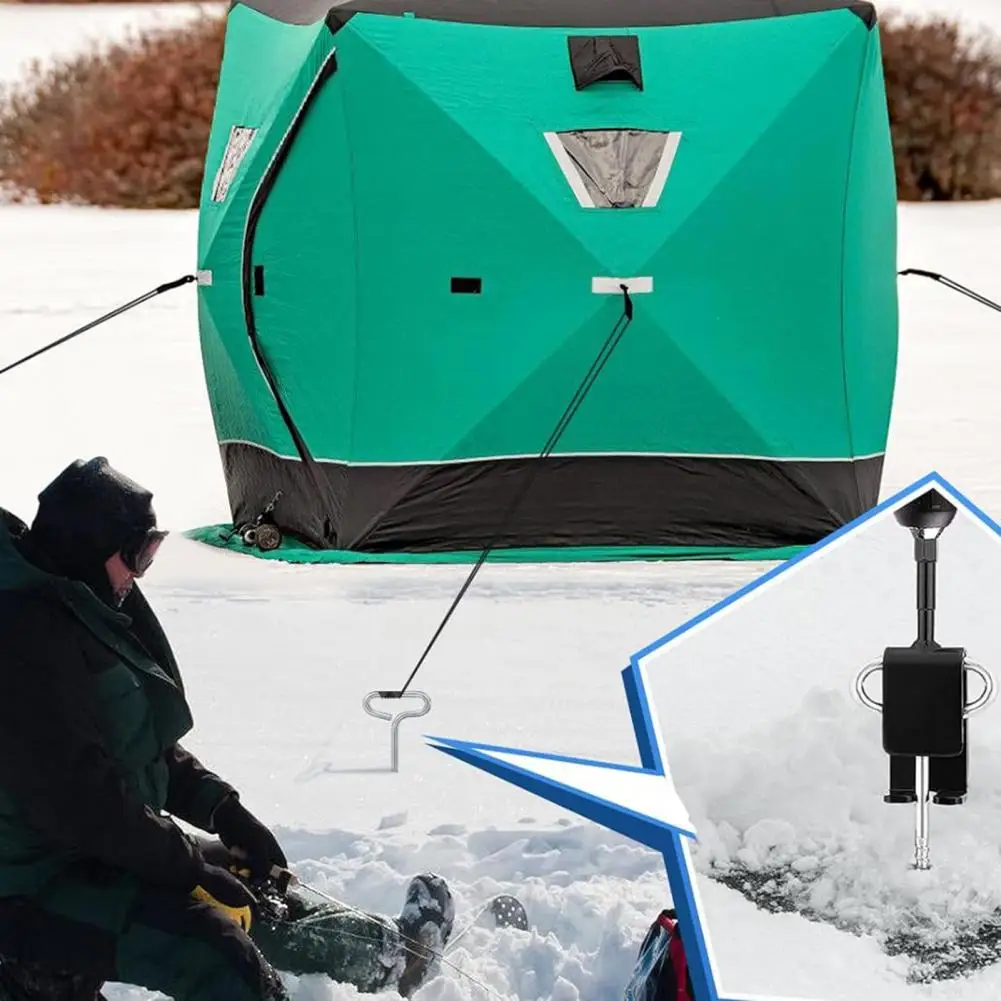 Ice Stake Nails Winter Fishing Equipment Portable Ice Shelter Stake Nails Universal Tool for Easy Installation of Fishing Shanty