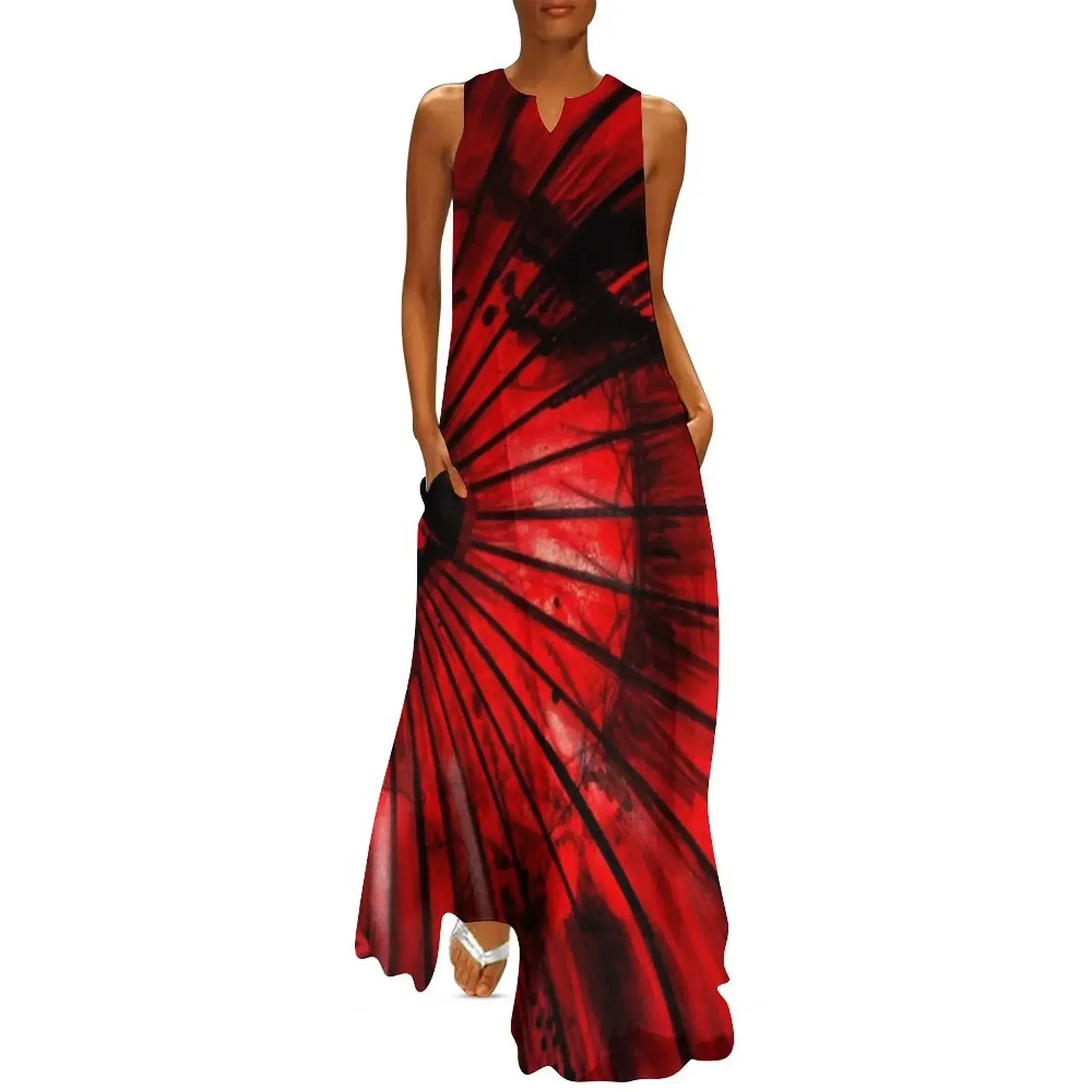 

Abstract umbrella Long Dress dress women summer Party dresses for women dresses for woman 2025 Dress