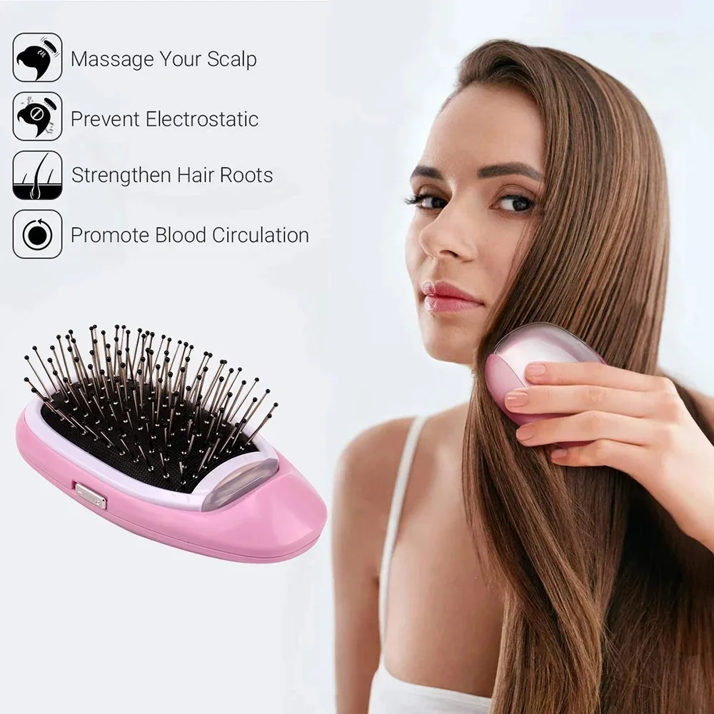 Hotsale Relaxation Hairbrush Antistatic Ionic Hair Brushes Massage Relieve Headaches Reduce Hair Frizz Comb Gift Dropshipping