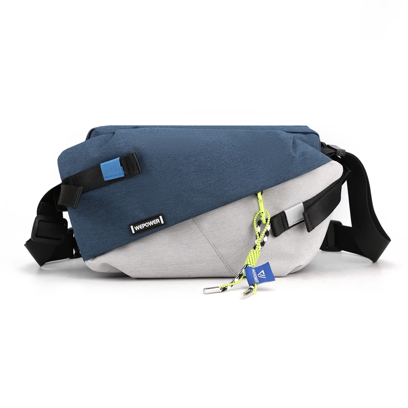 High Quality Oxford Cloth Panelled Crossbody Bags Outdoor Durable Storage Chest Packs Unisex Long Shoulder Strap Shoulder Bag