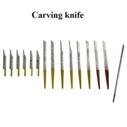 Newest Professional HSS Engraving Knives Triangle Graver Metal Blades Jewelry Pneumatic Carving Accessories