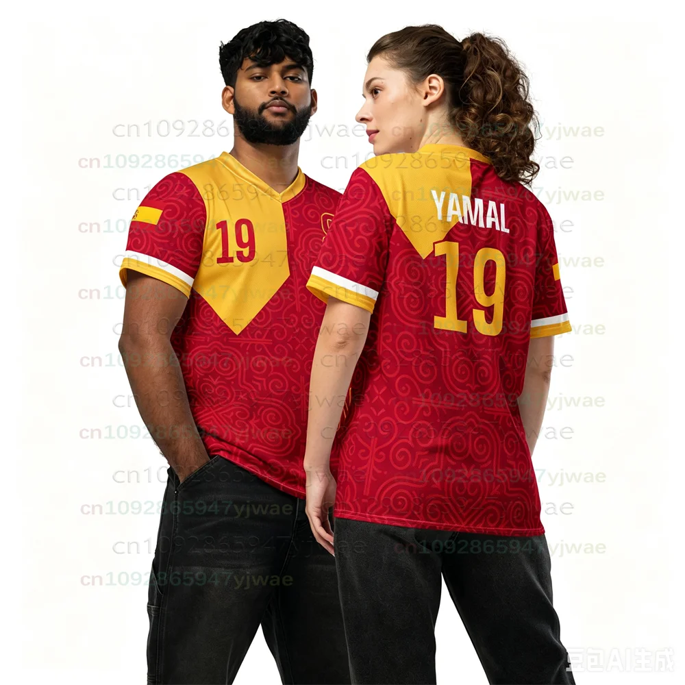 2026 New Spanish Special Edition Football Jersey Yamal/Cucurella/Pedri/Gavi/Rodri #19/24/20/9/16 Tee Men's Women Soccer T-shirts