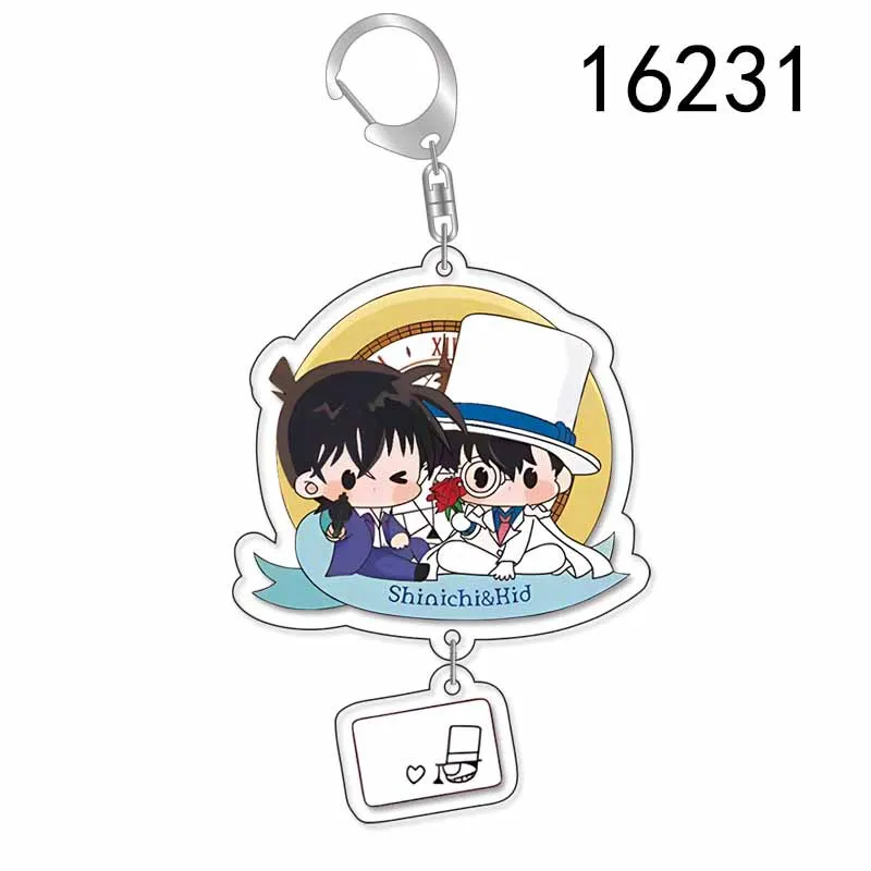 Detective Conan\'s Peripheral Keychain Anime Kidd Kudo Shinichi Yasuo Shuichi Akai\'s Schoolbag Pendant Conan Stuff