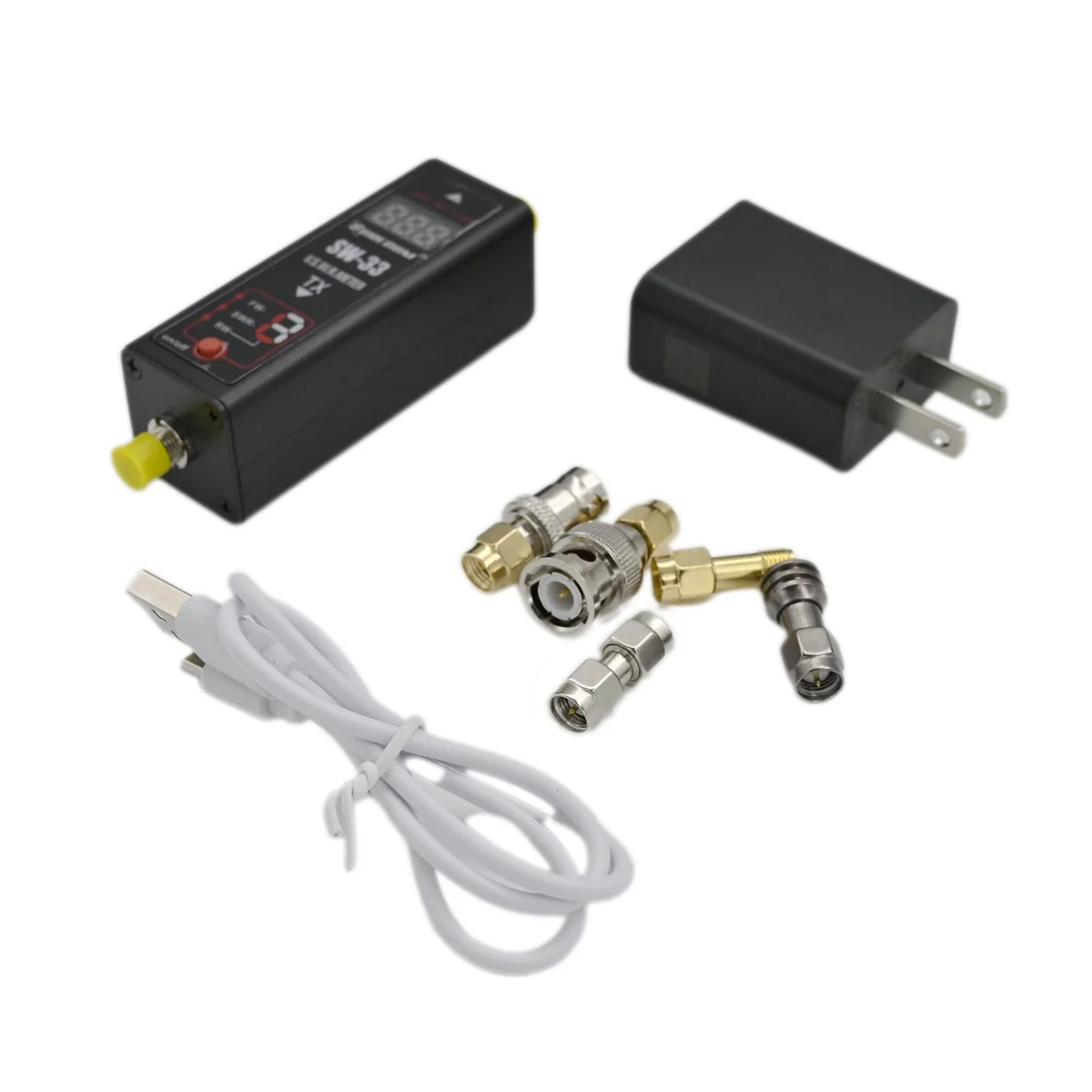 SURECOM SW-33 Mini Power Tester & SWR Meter VHF UHF 125-525Mhz for Two Way Radio Antenna Dummy Load Digital Counter