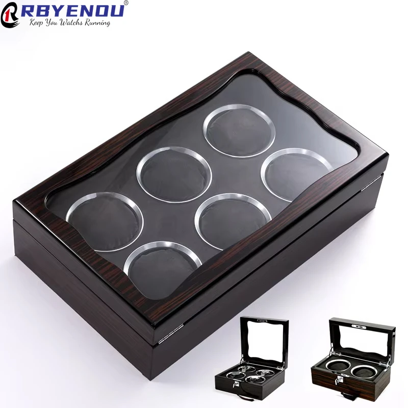 Watch Boxes Storage Organizer Box High Grade Piano Paint Baking Luxury Wooden Watch Box Display Collection Case Customized Logo