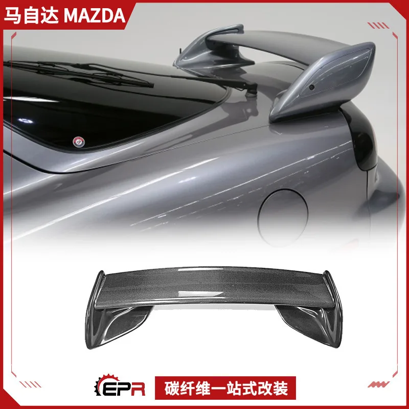 

Suitable for Mazda RX7 FD3S carbon fiber late original rear wing, spoiler wing fixed wind wing modification parts