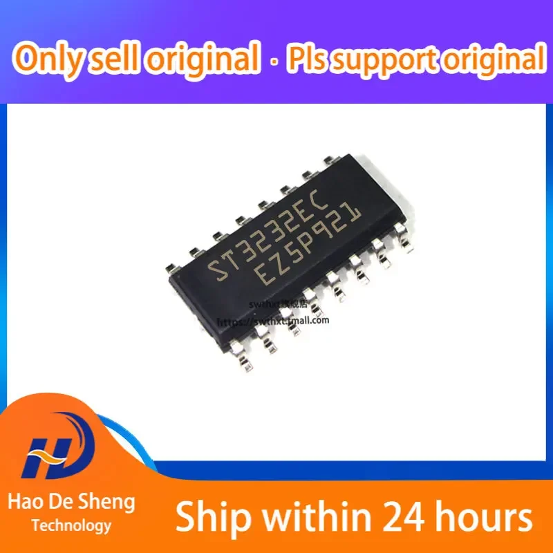 10PCS/LOT ST3232ECDR ST3232ECD ST3232EC  SOIC-16 New Original in Stock