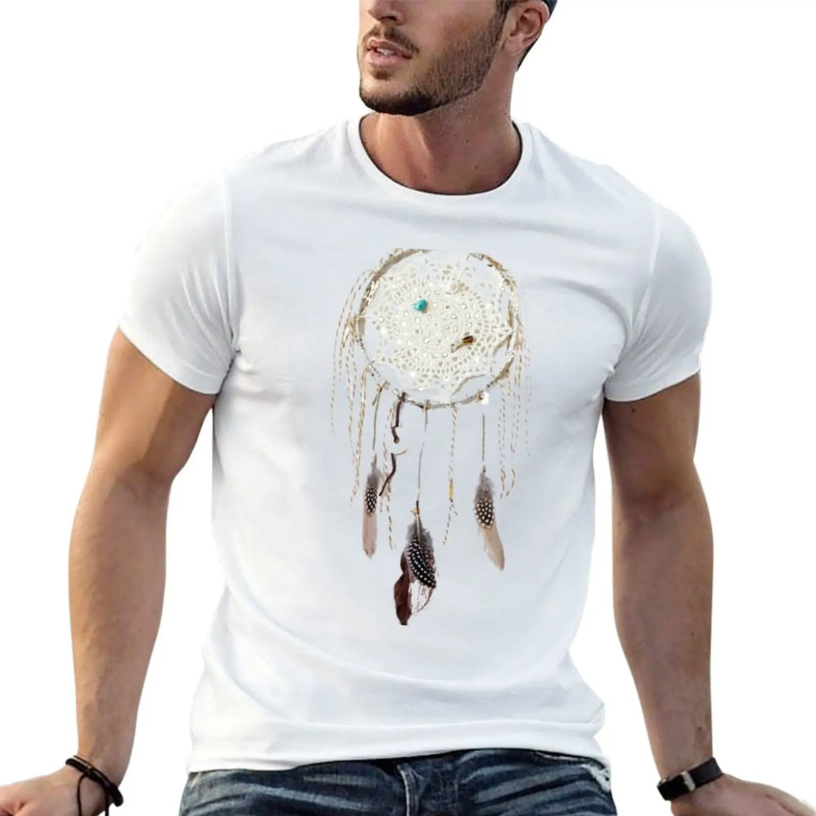 Dream catcher T-Shirt street wear summer top Men's t-shirts
