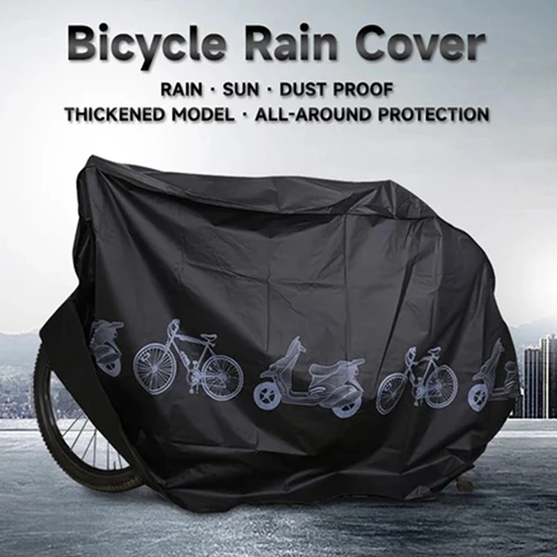 New Thicken Waterproof Dust Proof Mountain Bike Cover Sun Protection Bicycle Motorcycle Cover 200*100cm