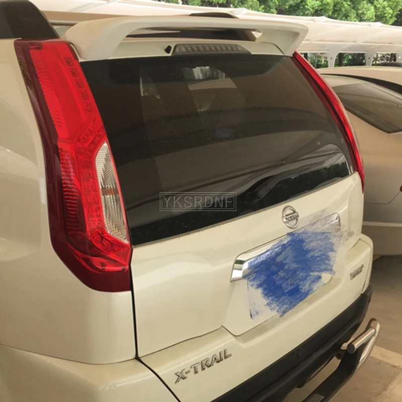 For Nissan X-trail 2007-2013 Car Decoration Unpainted Rear Spoiler High Quality ABS Material Roof Tail Wing