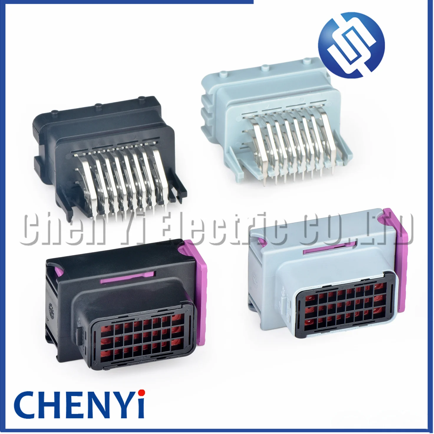 24-pins waterdichte autoconnector computerprintplaat ECU PCB-kabelboom stekker HCCPHPE24BKA90F 211PC249S8005 211PC249S0005 HCCPHPE24BGYB90F
