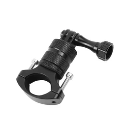 Metal Bicycle Mount for GoPro Camera Handlebar, Aluminium Mountain Bike Holder 360 Degree Rotation Rack Cradle Compatible