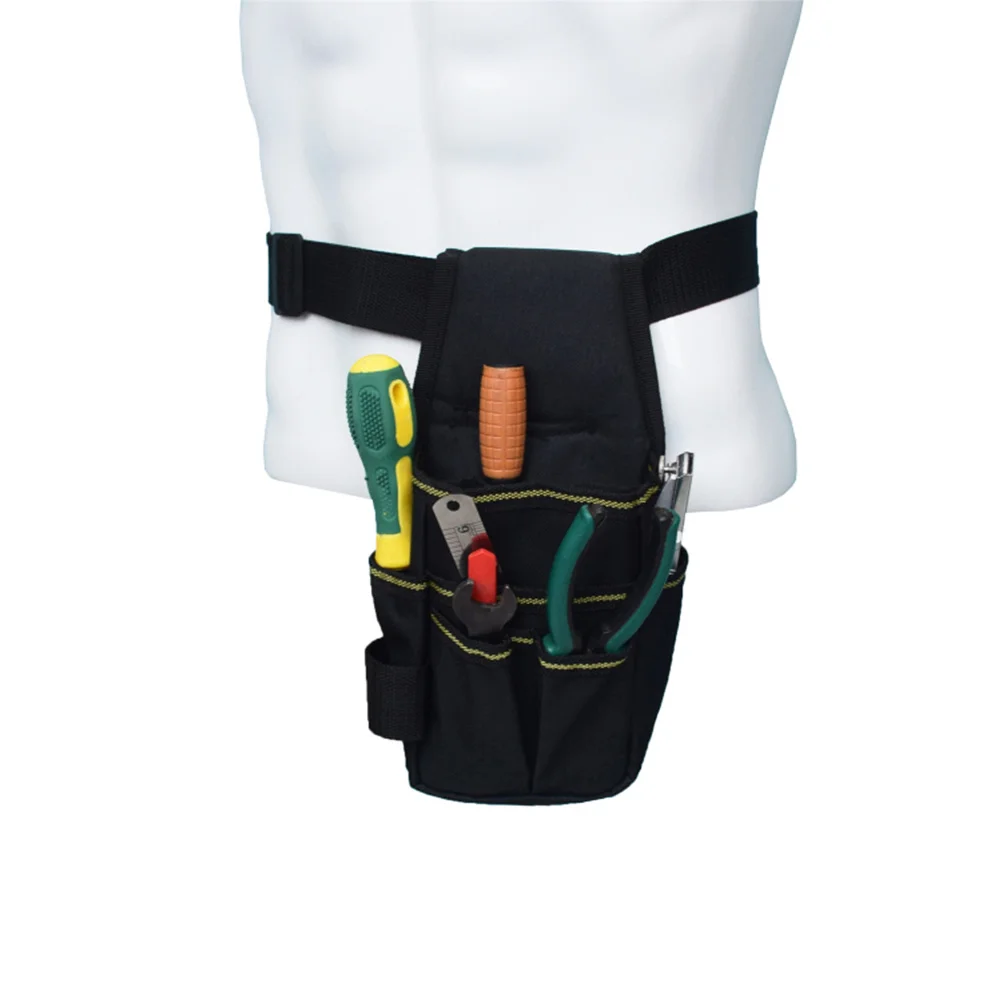 

Adjustable Waist Multi Pocket Electrical Maintenance Tool Pouch Durable Oxford Cloth Quick Release Buckle For Wrenches Pliers