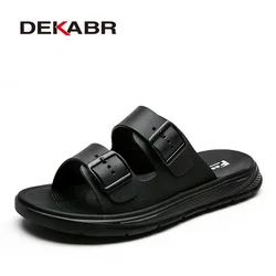 DEKABR Men Lightweight Slippers Fashion Summer Sandals Men High Quality Non-Slip Casual Shoes Outdoor Walking Shoes