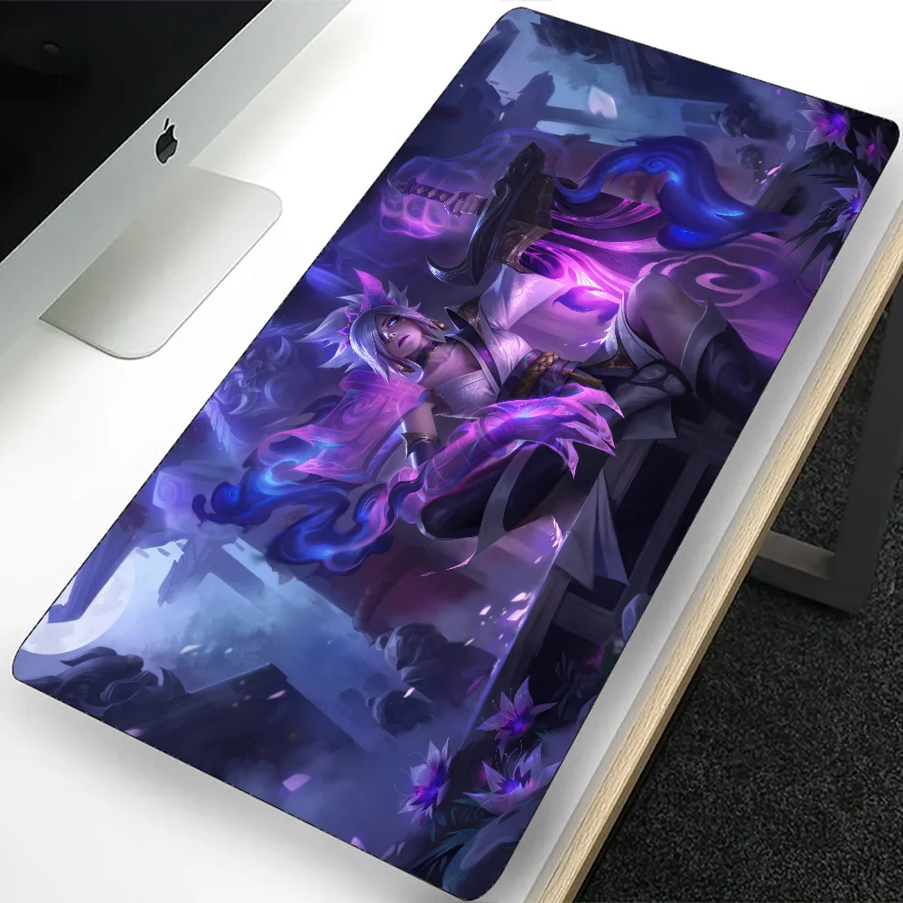 League of Legends Riven Large Gaming Mouse Pad Computer Mousepad PC Gamer Laptop Mouse Mat Office Mausepad Keyboard Mat Desk Pad