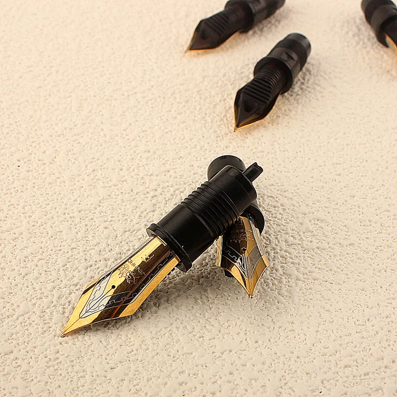 Jinhao X159 9019 Fountain Pen Nibs Replaced Metal EF/F/M Size Golden