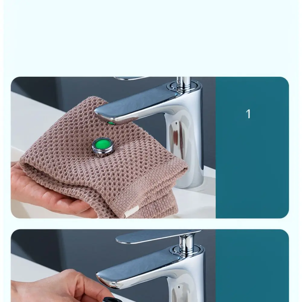 1440 Degree Robot Arm Swivel Faucet Aerator Kitchen Sink Water Saving Extender Tap Sprayer Rotating Head Metal Attachment