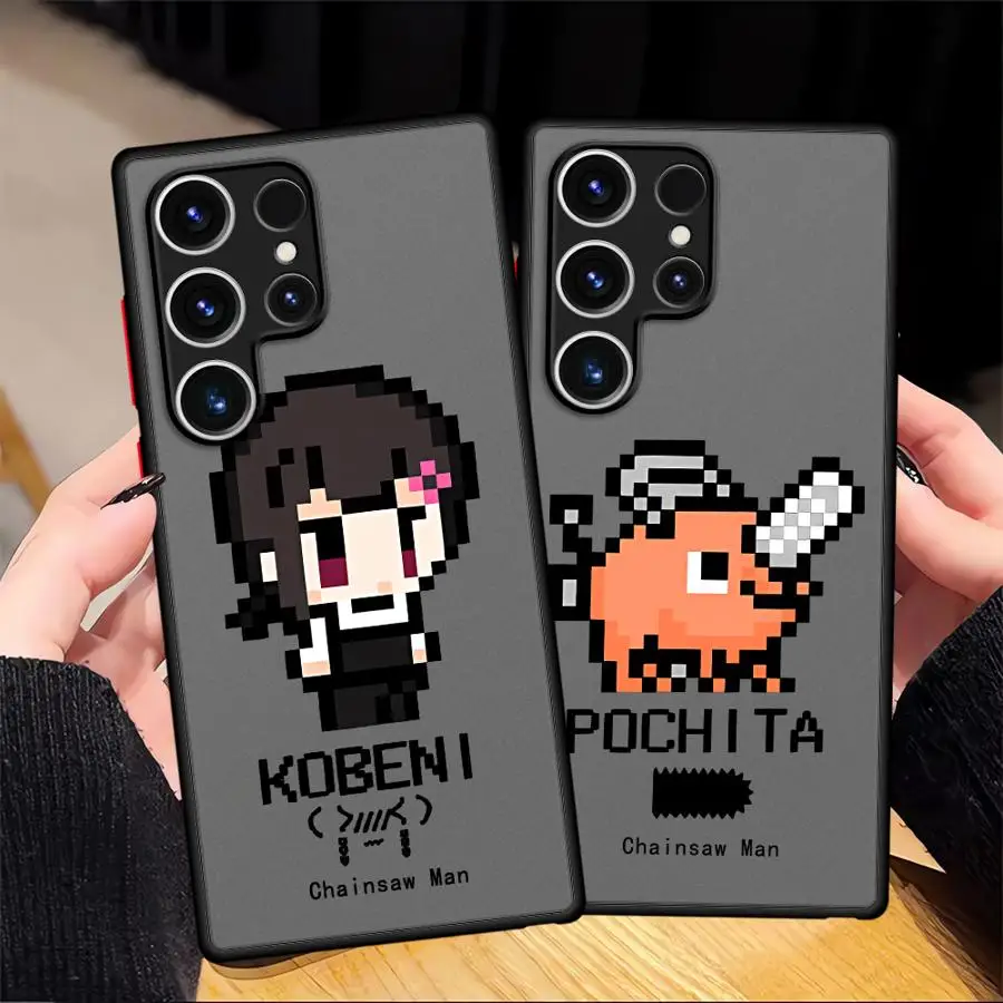 Cool Cartoon POCHITA Phone Case for Samsung Galaxy S8 S21 FE Note 20 10 S23 Ultra S25 S22 Plus S24 S9 S20 Soft Cover 