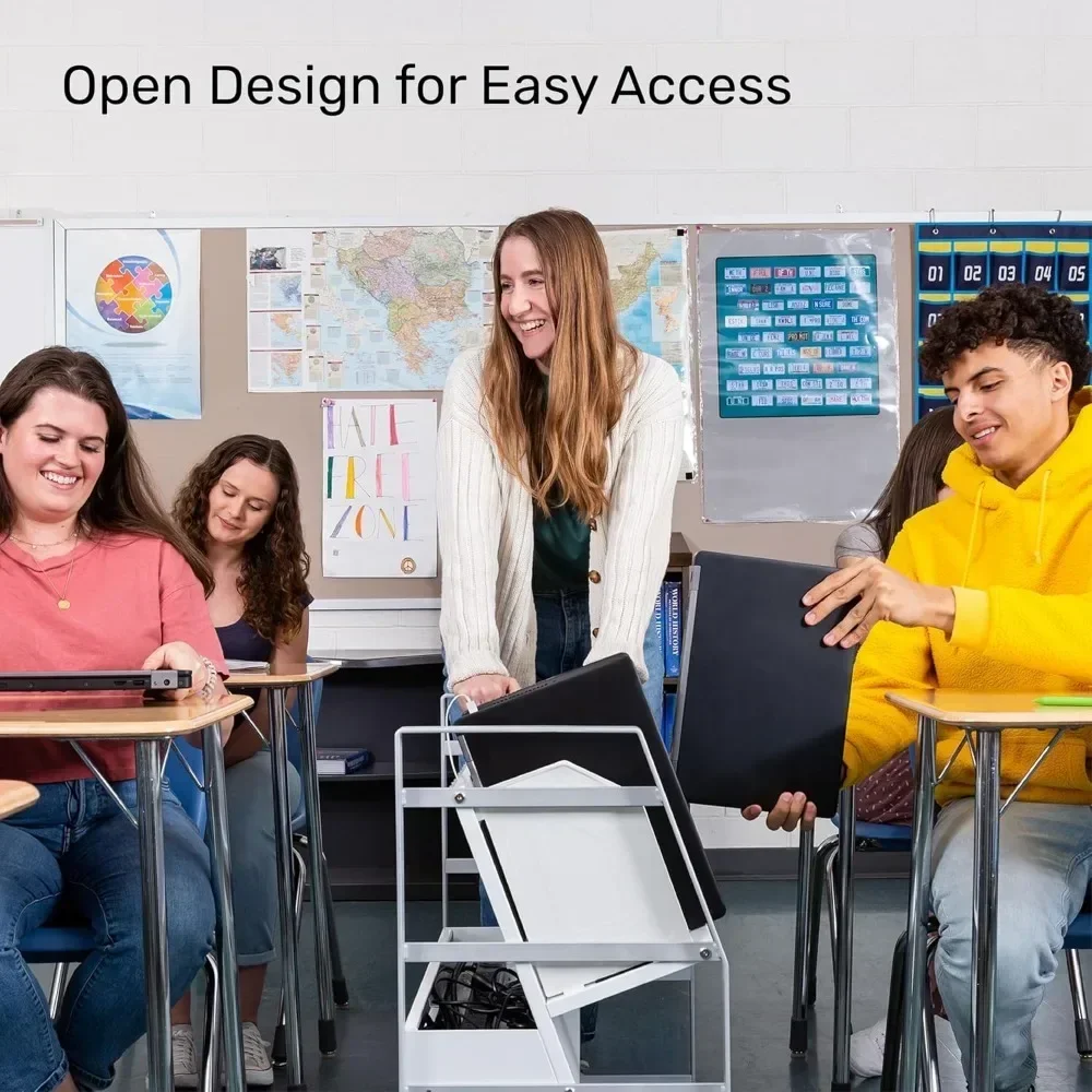 سيارة لف الصلب |   تصميم مفتوح مع مقسم وحماية من زيادة التيار معتمدة من UL |   موقف شحن محمول