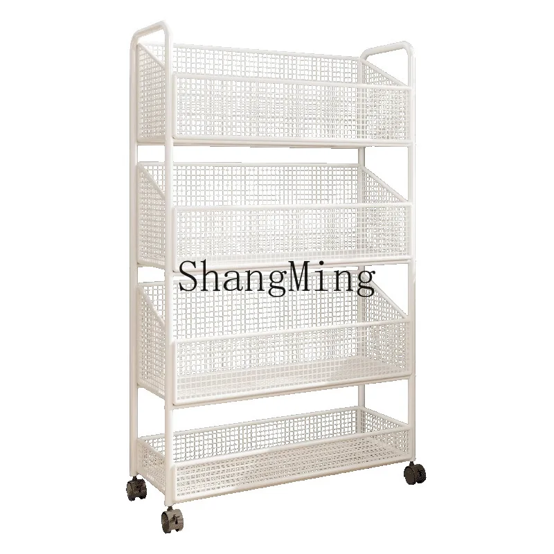 

DSA Kitchen Shelf Multi-layer Storage Basket Multifunctional Fruit Vegetable Basket Floor Vegetable Snack Shelf