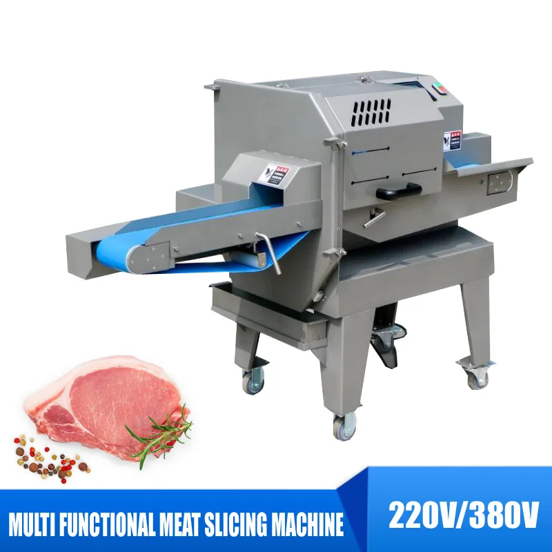 

Commercial Cooked Meat And Cooked Food Slicing Machine Cut The Bacon Beef And Mutton Ham Slicing Machine