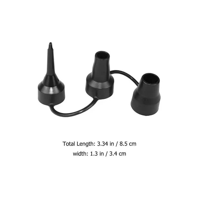 4 قطعة الهواء السرير مضخة Nozzles استبدال نفخ بركة أريكة بالون اليوغا كرات محول السرير فراش مضخة Nozzles