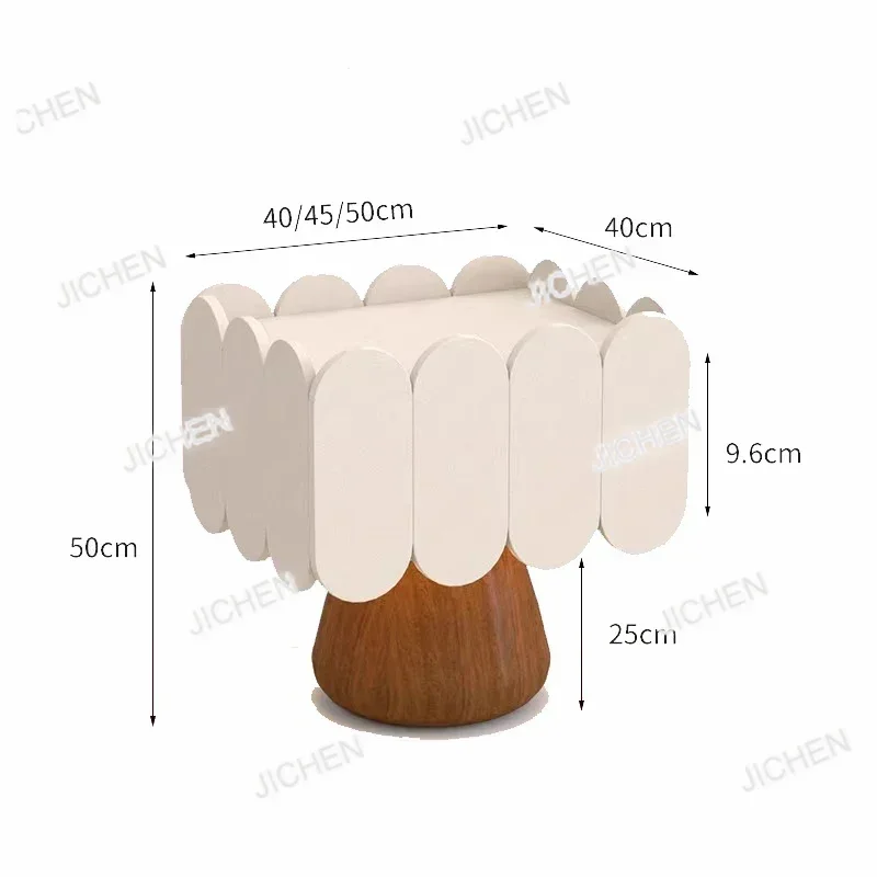 

ZQ ExquisiteModern Bedside Table Trendy Versatile Luxury Simple Night Table Classic Glamour Mesa De Cama Bedroom Furniture