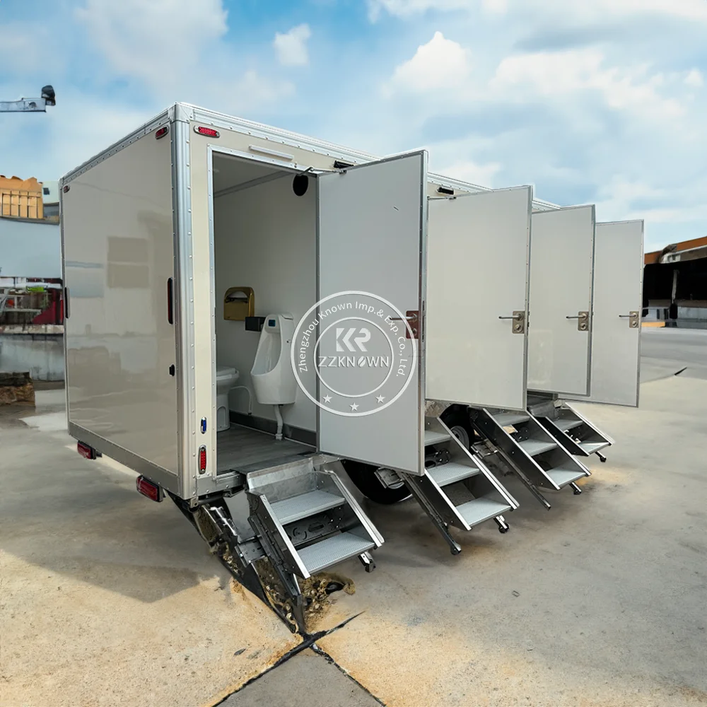 

Outdoor Luxury Portable Mobile Restroom Toilet Bathroom Trailer Luxury Portable Bathroom Restroom Trailer