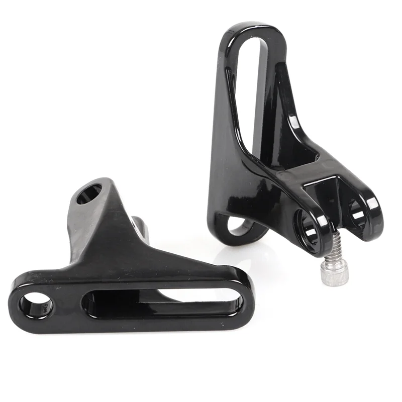 

B07A-Black Rear Passenger Footpeg Mini Mount For Electra Street Road Glide 93-