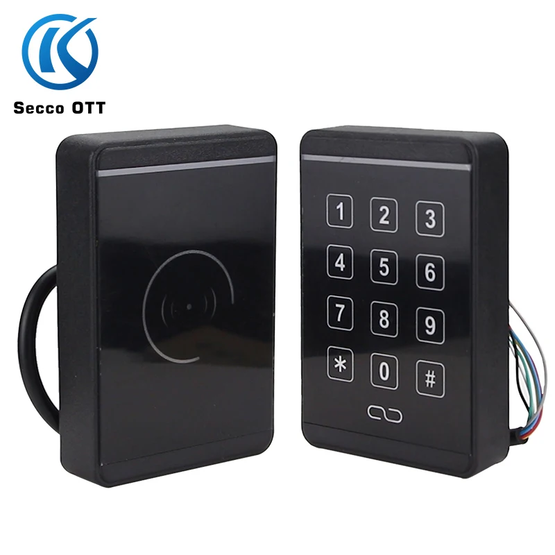 

Touch key waterproof 125khz Rfid NFC access control card reader Wiegand 26or34 access control system 13.56mhz MF stable durable