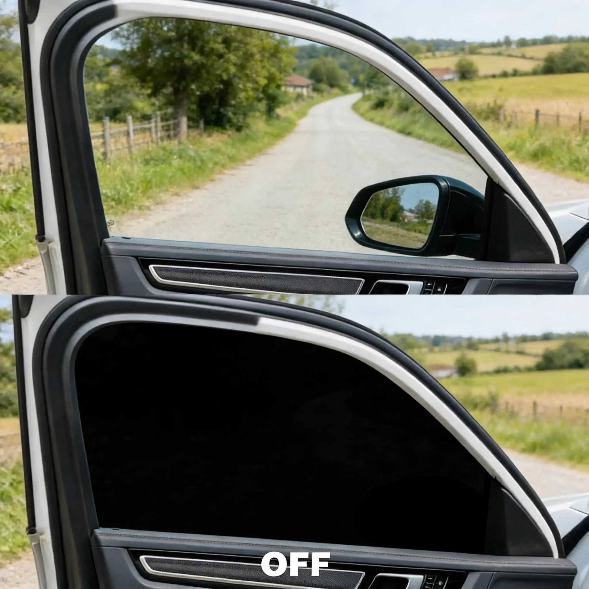 Self-adhesive PDLC Smart Film DIY Cuttable Electric Privacy Tint Film for Car Windows and Office Partition
