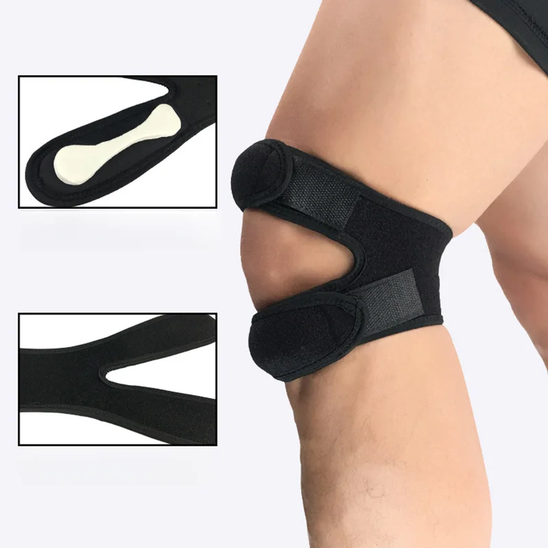 Patellas lentes sporta ceļa amortizācija, kompresijas kāju aizsardzība, āra basketbols, futbols, alpīnisms,_voghion.com