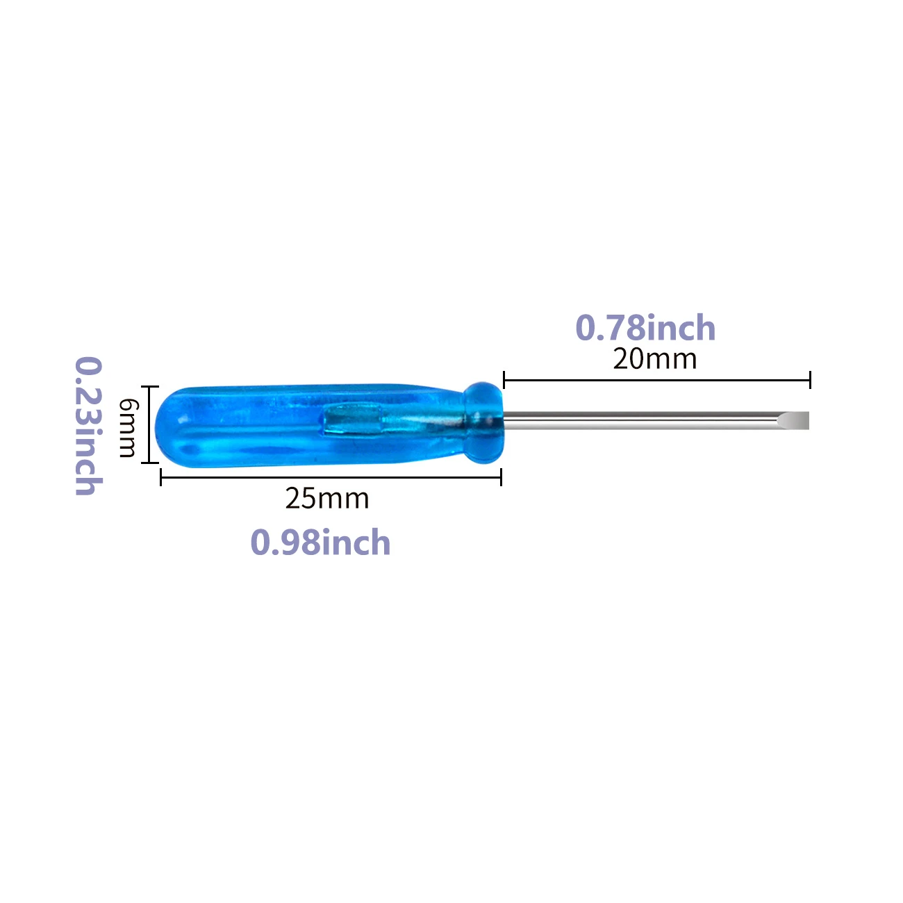 10-Pack Mini Phillips Screwdriver Set 2mm Cross/Horizontal Head Precision Repair Tools for Toys And Electronics Hand Exercise