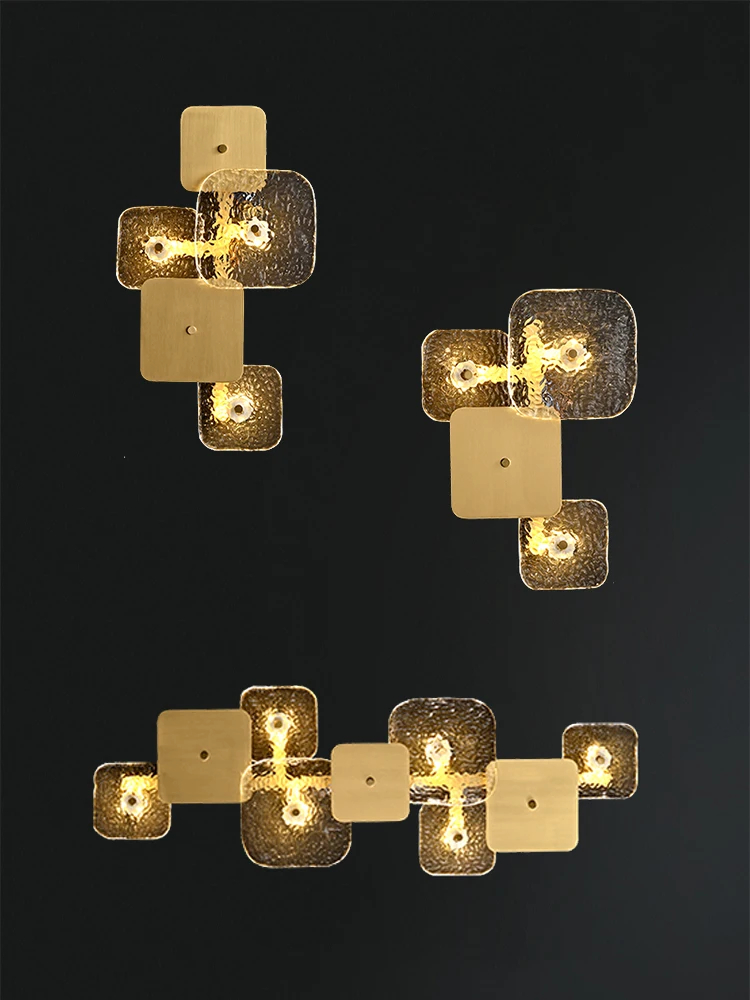 الفن الحديث شبكة مصابيح الحائط الزخرفية الشمعدانات داخلي LED ضوء الليل أضواء الجدار الداخلي لغرفة المعيشة الفاخرة المنزلية السرير