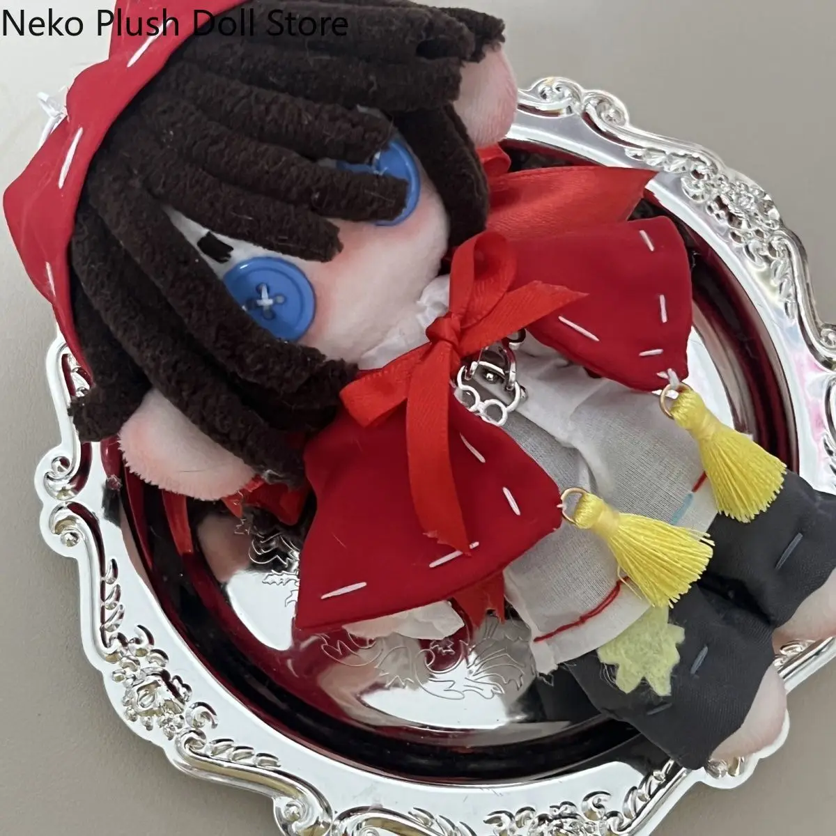 Identity V Painter Edgar Valden  Anime Cosplay Halloween Handcraft Maumet Moppet Plushie Puppet Fluffy Kawaii Original Xmas Gift