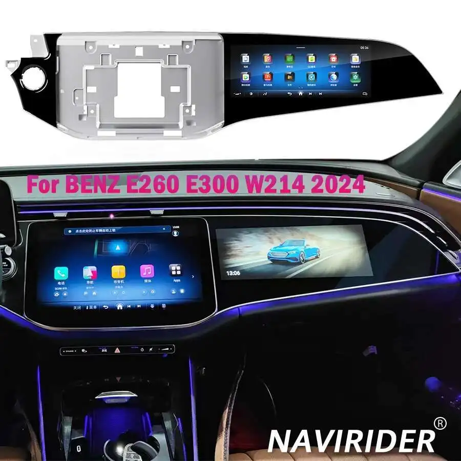 

Multimedia Player For Mercedes BENZ E Class E260 E300 W214 2024 Car Co Pilot Car Radio Stereo Carplay Navigation Android Screen