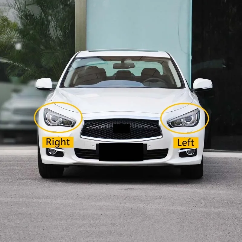 

Для Infiniti Q50 2013-2021 передняя фара, базовая крышка, задняя крышка, фара, задняя часть фар, задний корпус