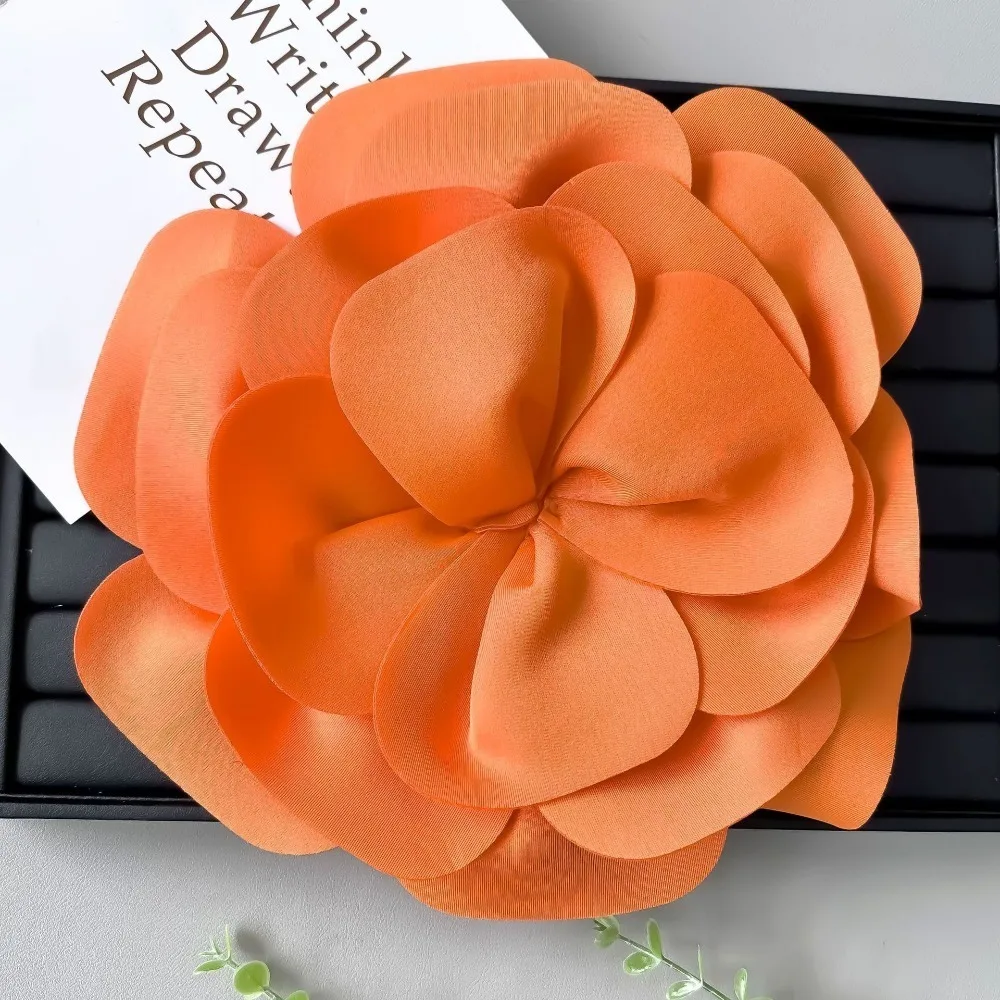 New 3D Chest Flower Large Size DIY Dress Decoration Removable Clothes Decoration Brooch Accessories