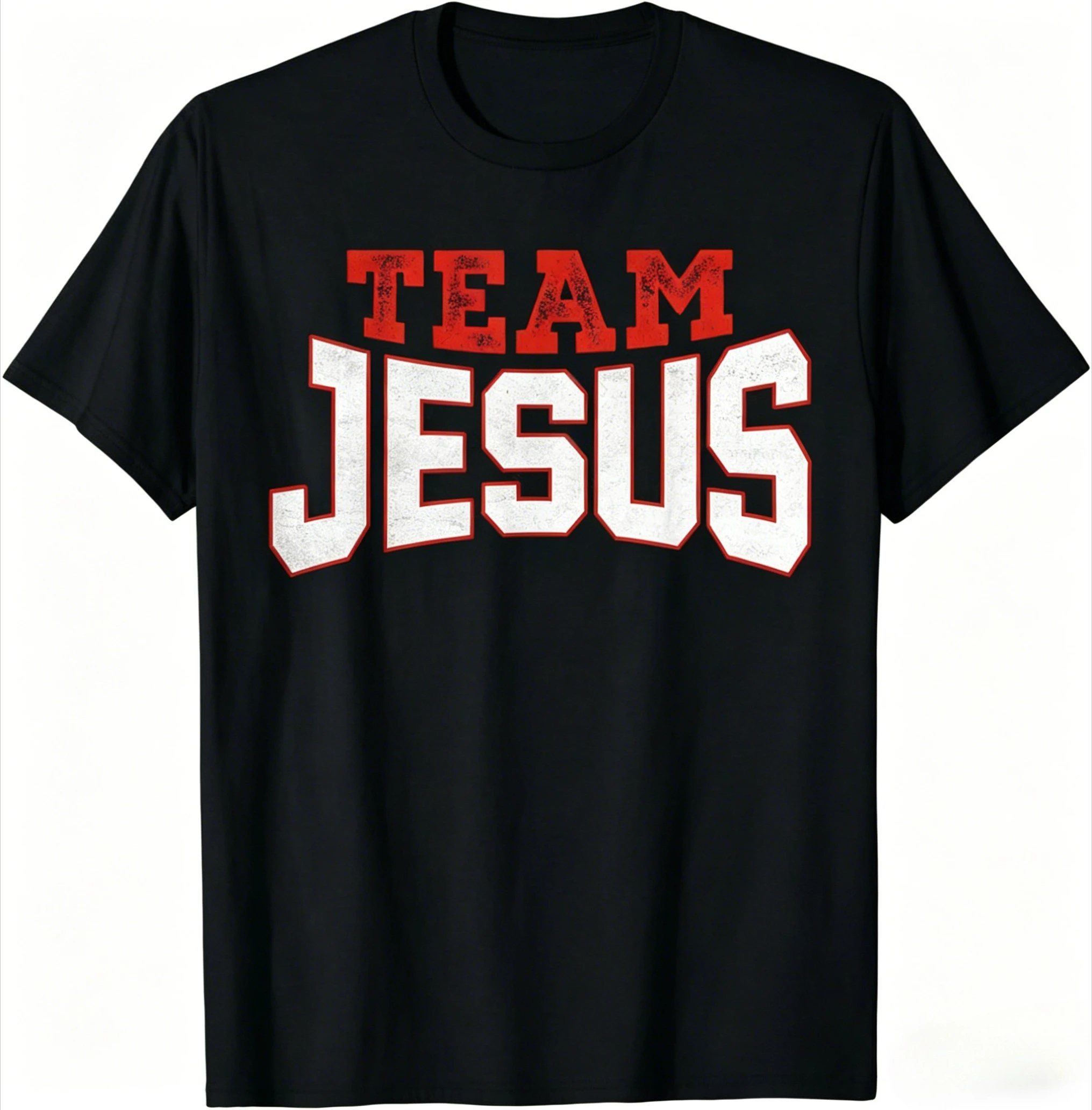 Funny Team Jesus Christian Faith Pray God Religious T-Shirt Funny Jesus T Shirt Men's Clothing Women Graphic 2026 Summer T Shirt