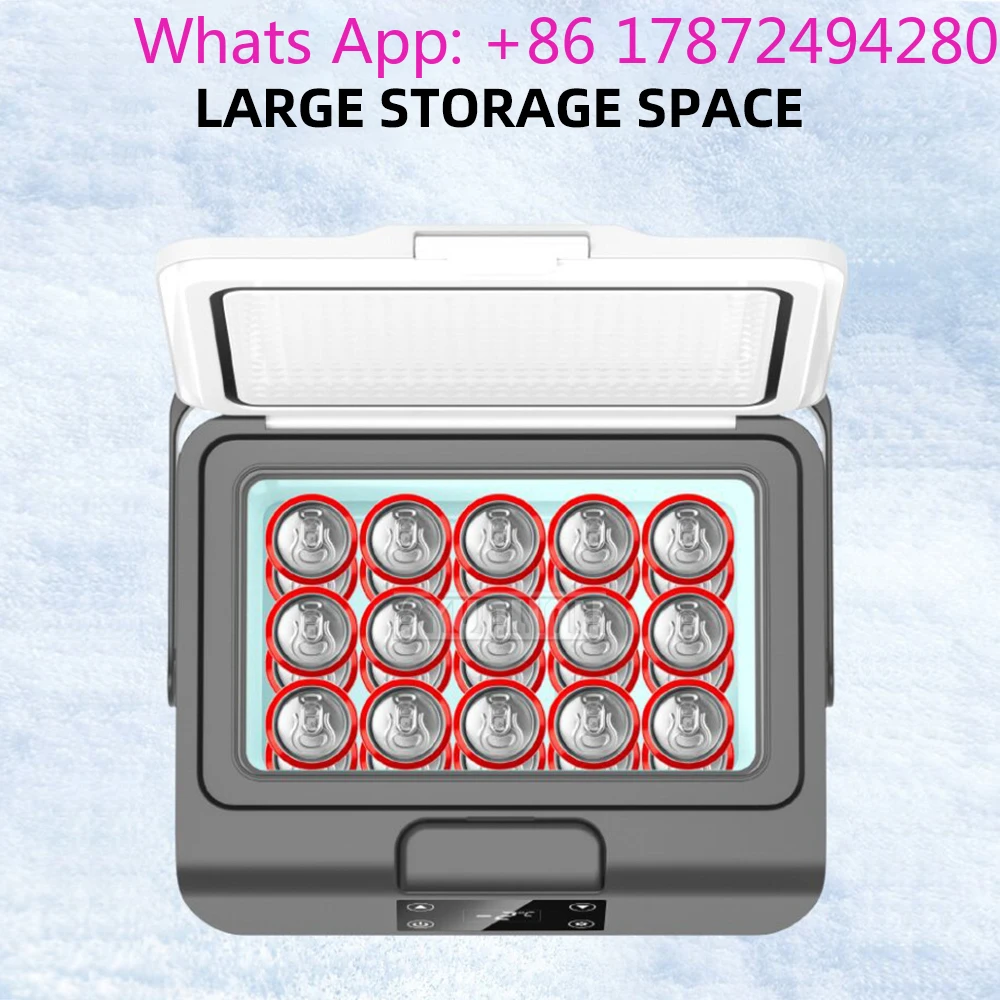 

15L Small Car Refrigerator 24V12V Digital Display Portable Fridge Freezer for Vehicle 15L-B