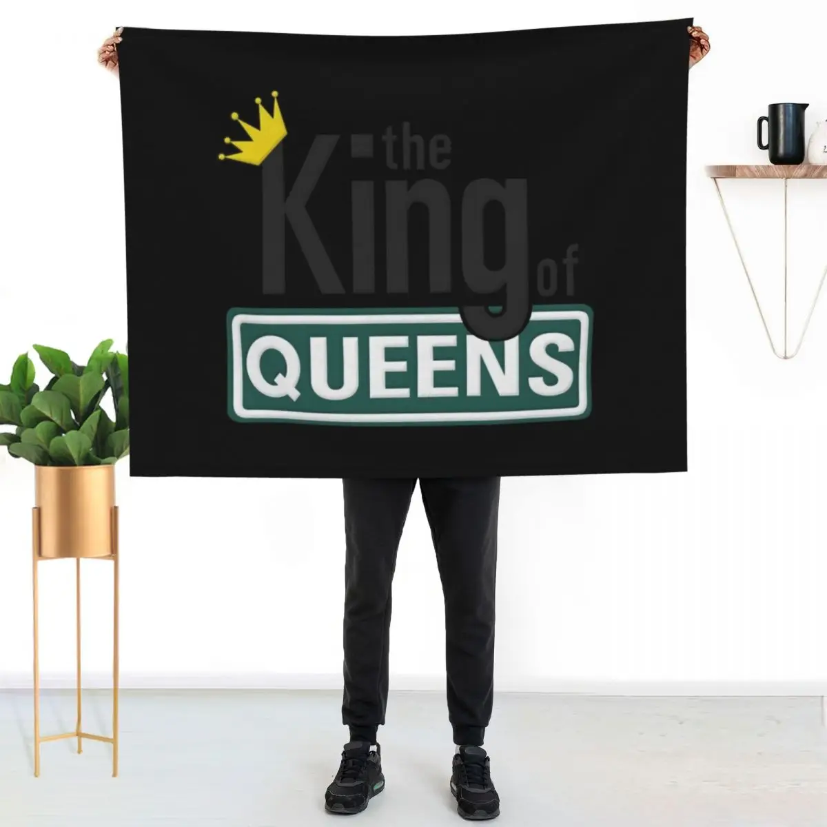 

The King Of Queens Throw Blanket No Pilling Soft Warm Blanket for Bed