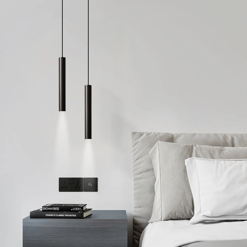 

All-copper bedside chandelier Bedroom bedside lamp Light luxury Modern simple and minimalist Nordic restaurant Bar chandelier