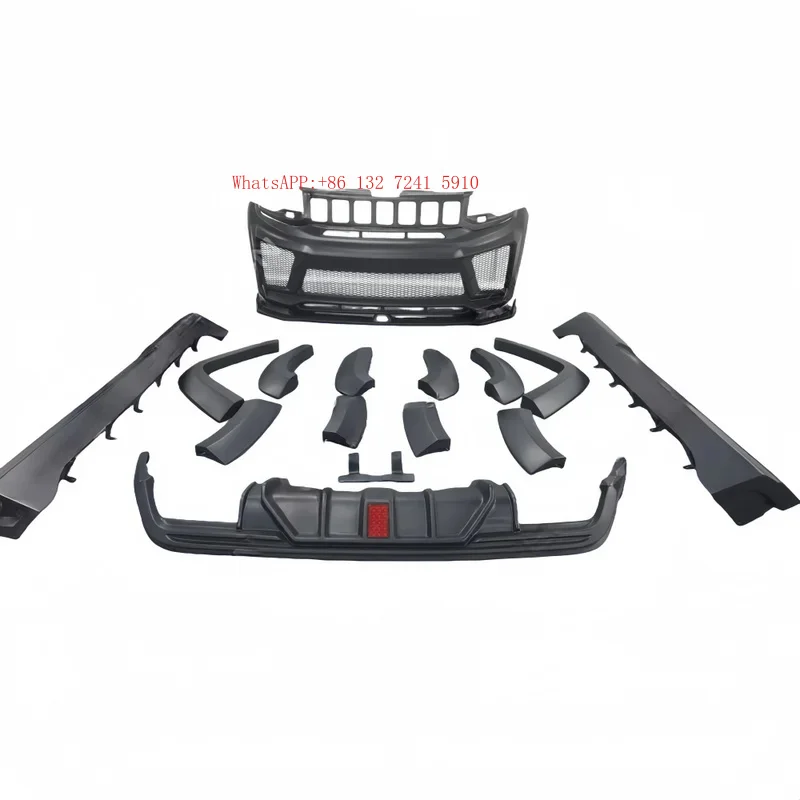 High Quality Widebody Conversion Body Kit Front Bumper Flares Grand Cherokee Trackhawk Car Accessories