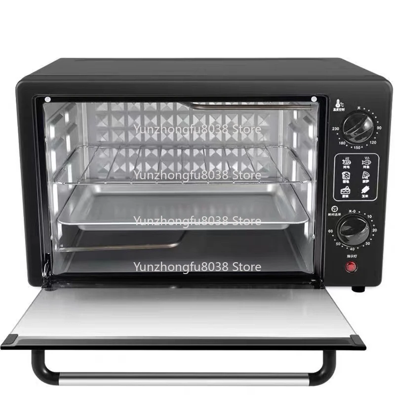 أجهزة المطبخ المحمولة كبيرة الحجم الرقمية الحمل الحراري الخبز المنزلية الخبز وعاء طبخ الأرز الخبز البيتزا فرن كهربائي صغير #1