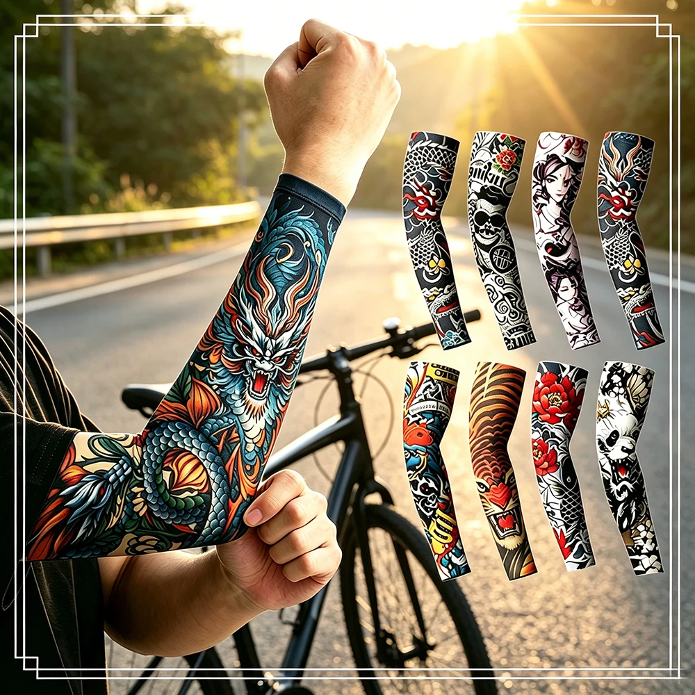 6-peCas-mangas-de-braco-de-seda-gelada-com-design-de-tatuagem-sem-costura-para-ciclismo-conducao-pesca-protecao-solar-e-uv