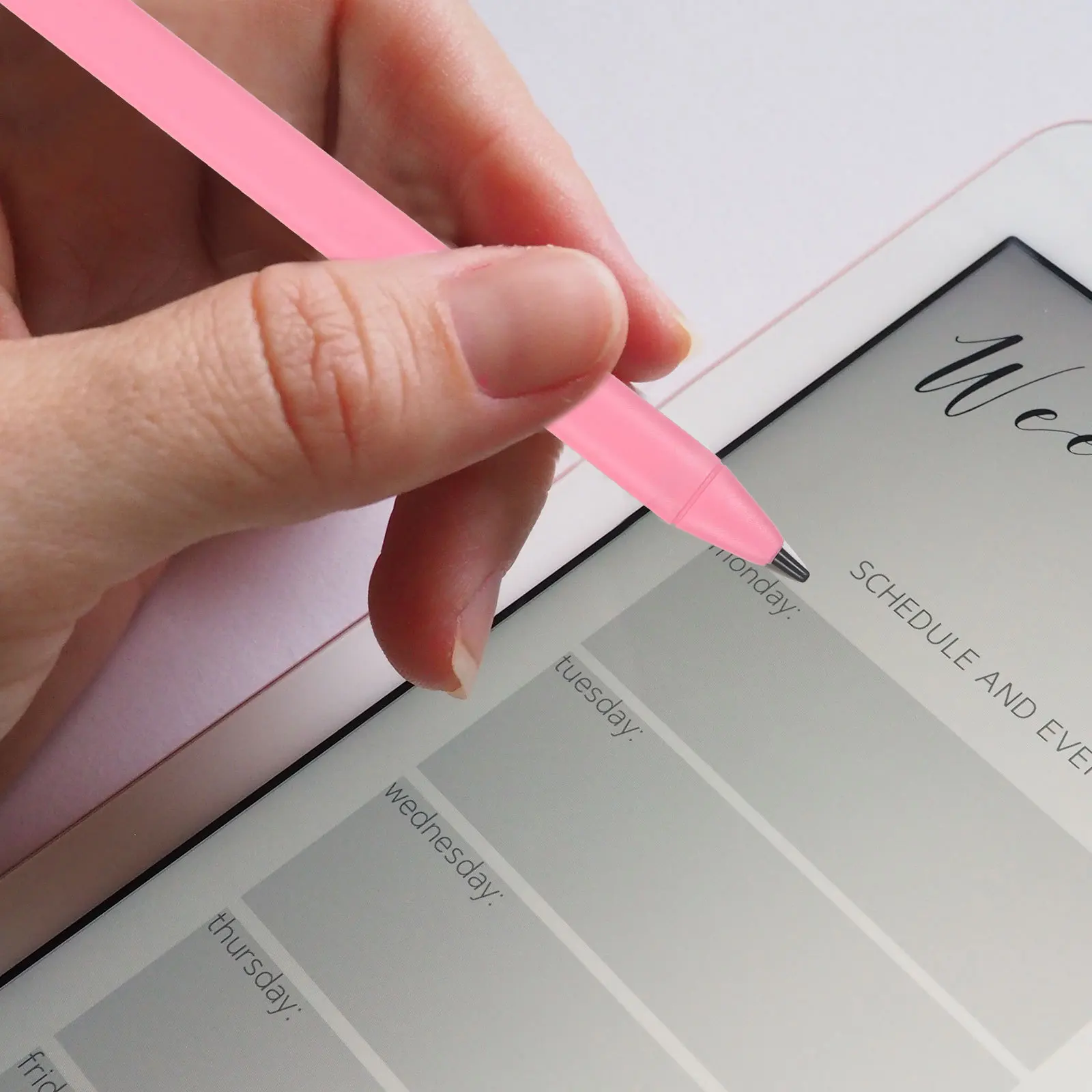 

6Pcs Doodle Board Stylus Pen Anti-Scratch Tip Stylus for LCD Tablet Easy to Carry for Daily Use and Note Taking